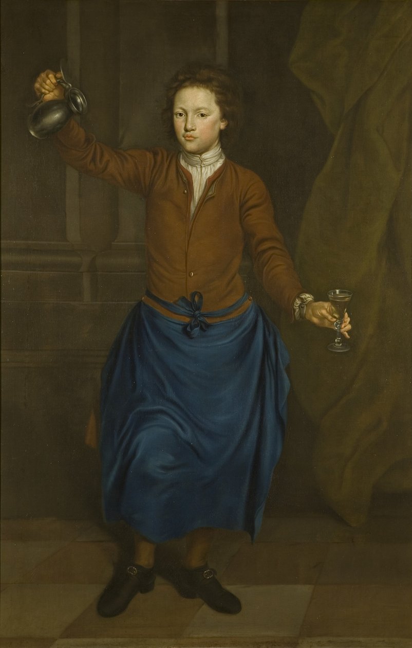 The Pot-boy, cca 1720 (olej na plátně) od British School
