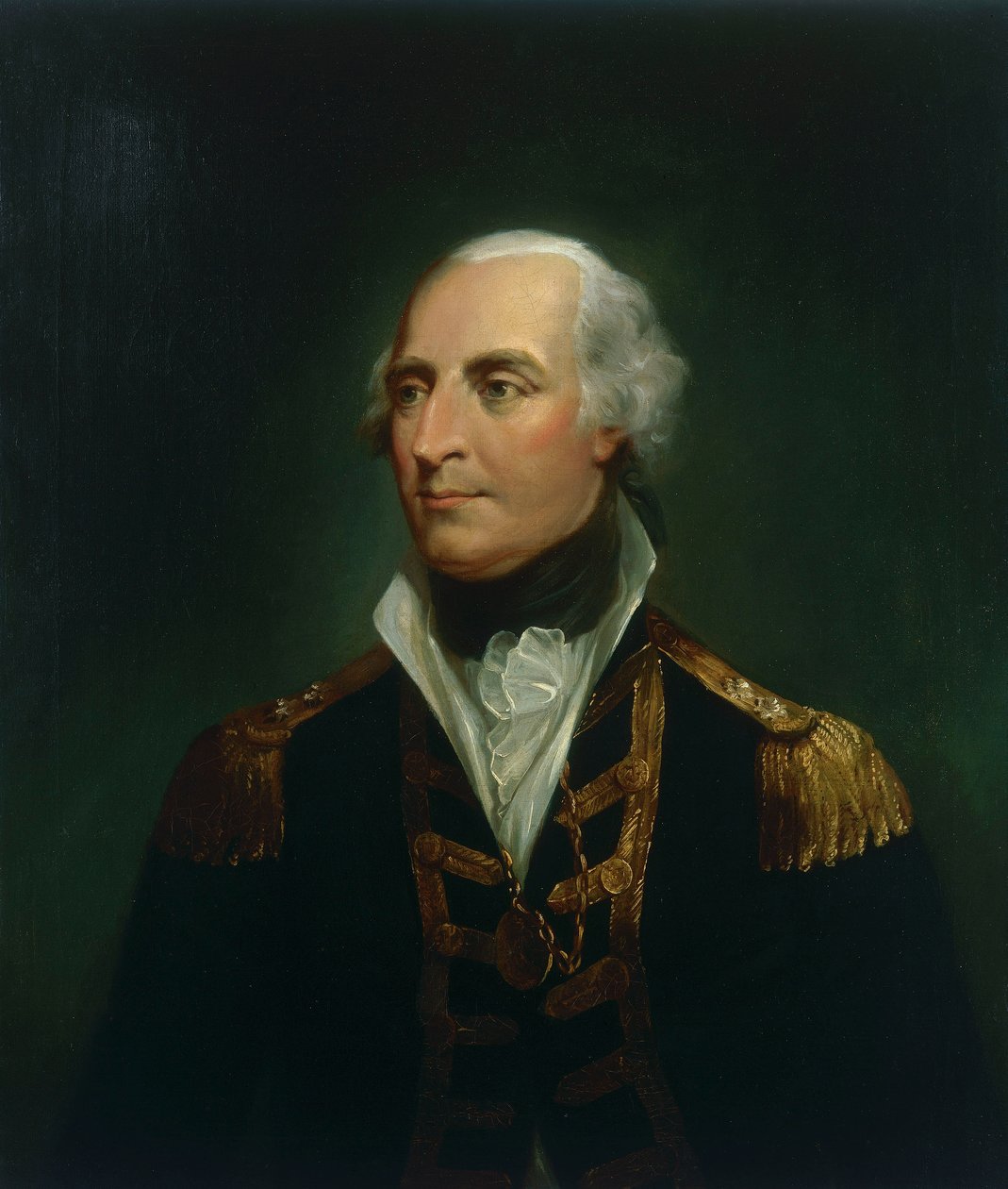 Viceadmirál sir Roger Curtis (1746-1816) od British School