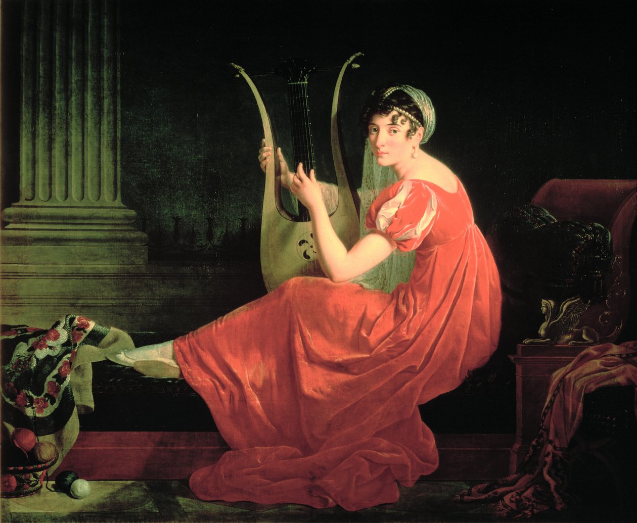 Portrét dámy od Briton Riviere