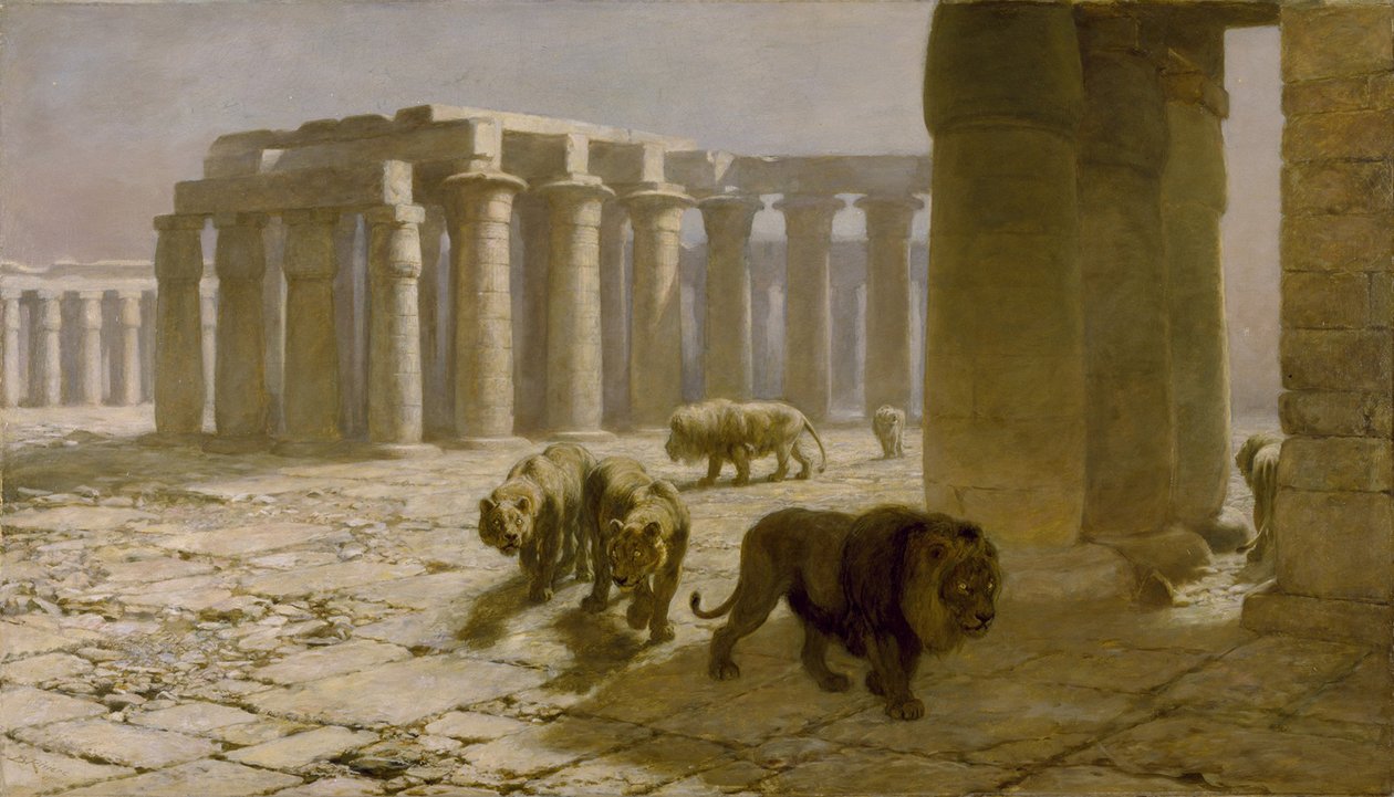 Sýrie, Noční hlídka, 1880 od Briton Riviere