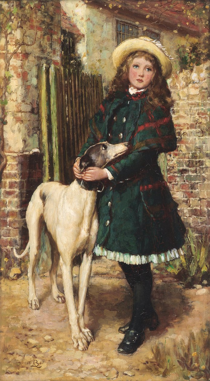 U zahradní brány, 1887 od Briton Riviere