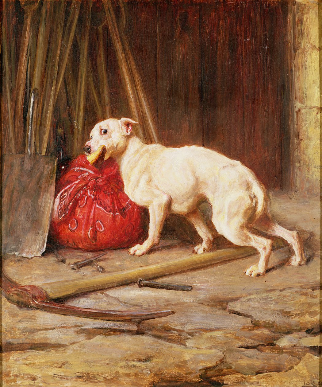 Drobná krádež, 1888 od Briton Riviere