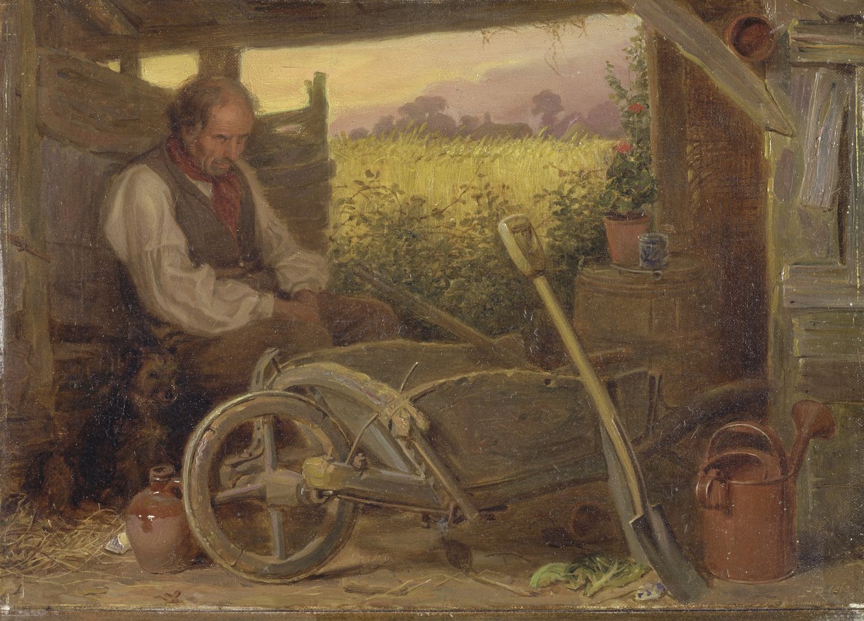 Starý zahradník od Briton Riviere