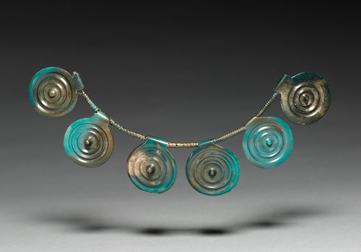 Prvky z náhrdelníku, cca 1400-1300 př.nl od Bronze Age