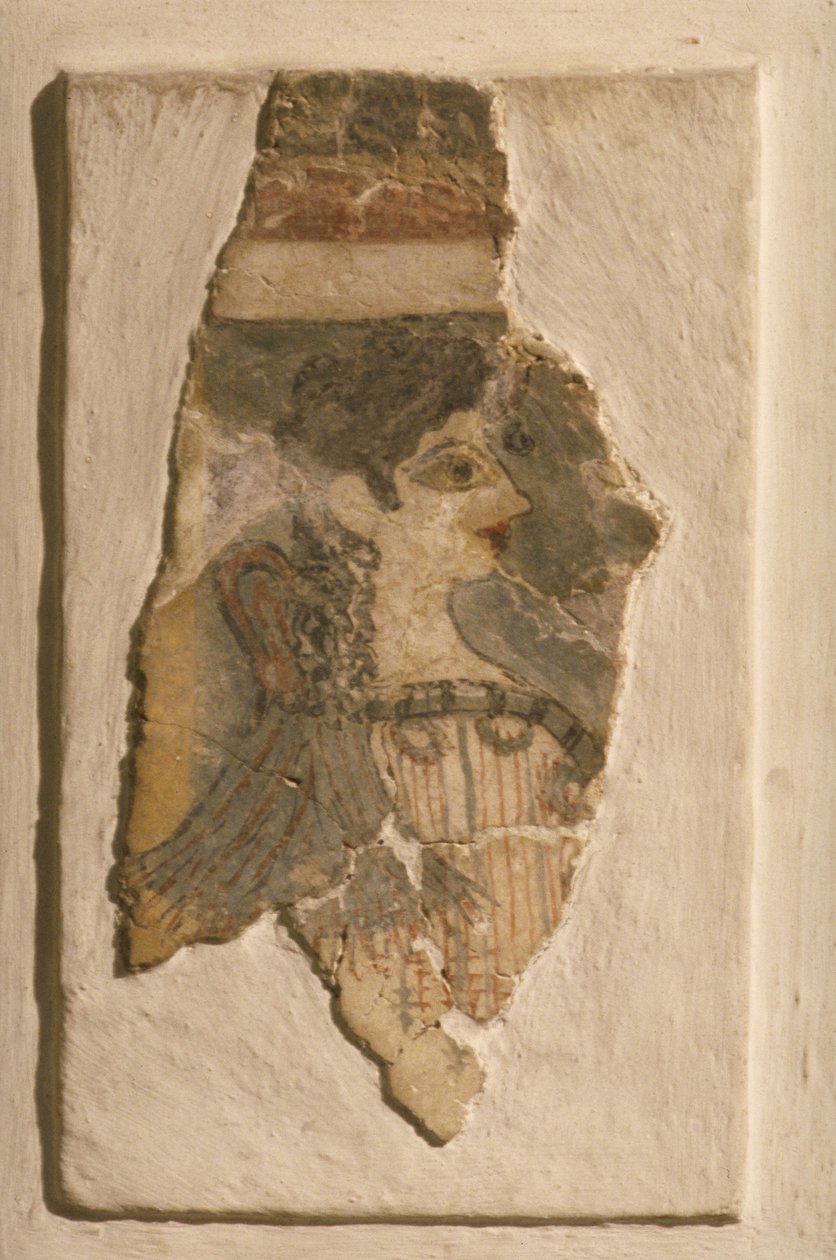 La Parisienne z palácového komplexu Knossos od Bronze Age culture