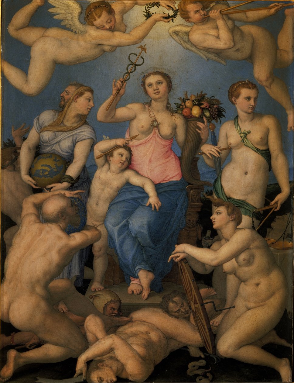 Alegorie štěstí od Bronzino