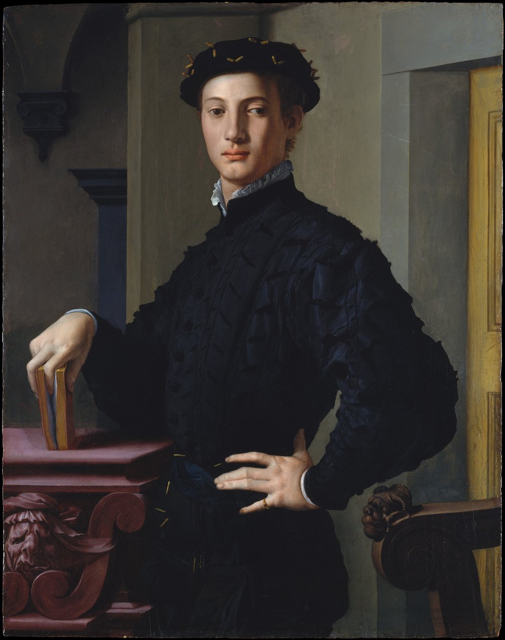 Italština: Portrét mladého muže s knihou Portrét mladého muže s knihou od Bronzino