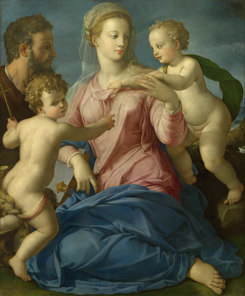 Svatá rodina s Jezulátkem (Madonna Stroganoff) od Bronzino
