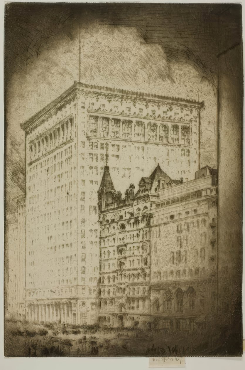 Chicago – 1880–1910 od Bror Julius Olsson Nordfeldt