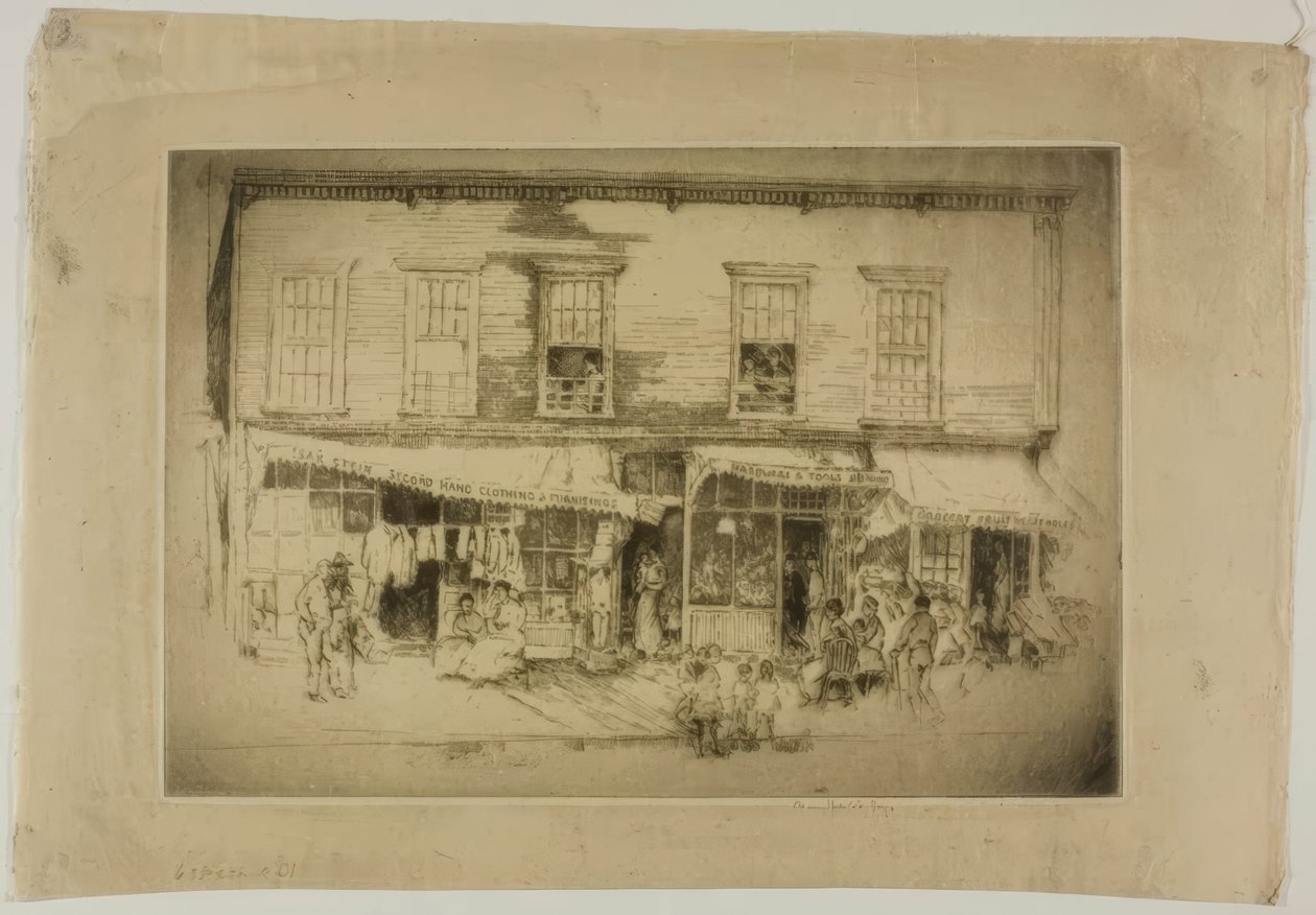 Chicago – č. 638 South Clark St. od Bror Julius Olsson Nordfeldt