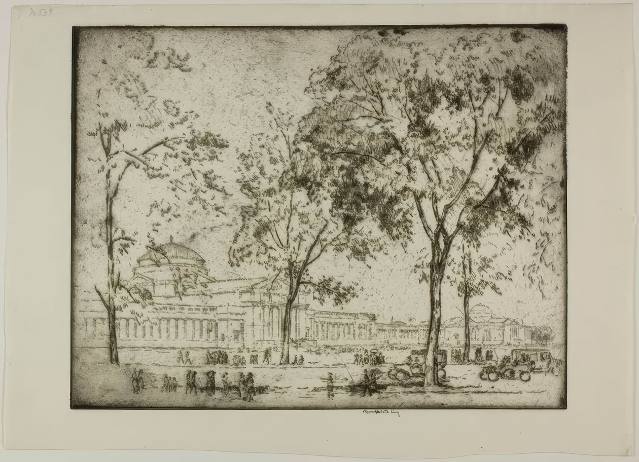 Muzeum Field #2 od Bror Julius Olsson Nordfeldt