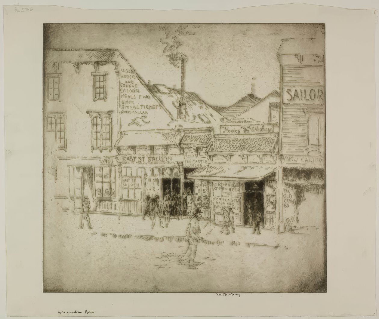 Bar Forecastle od Bror Julius Olsson Nordfeldt