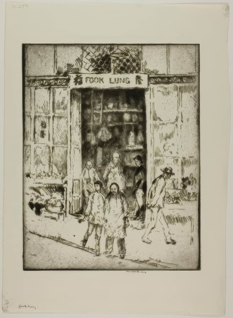 San Francisco – Fook Lung od Bror Julius Olsson Nordfeldt