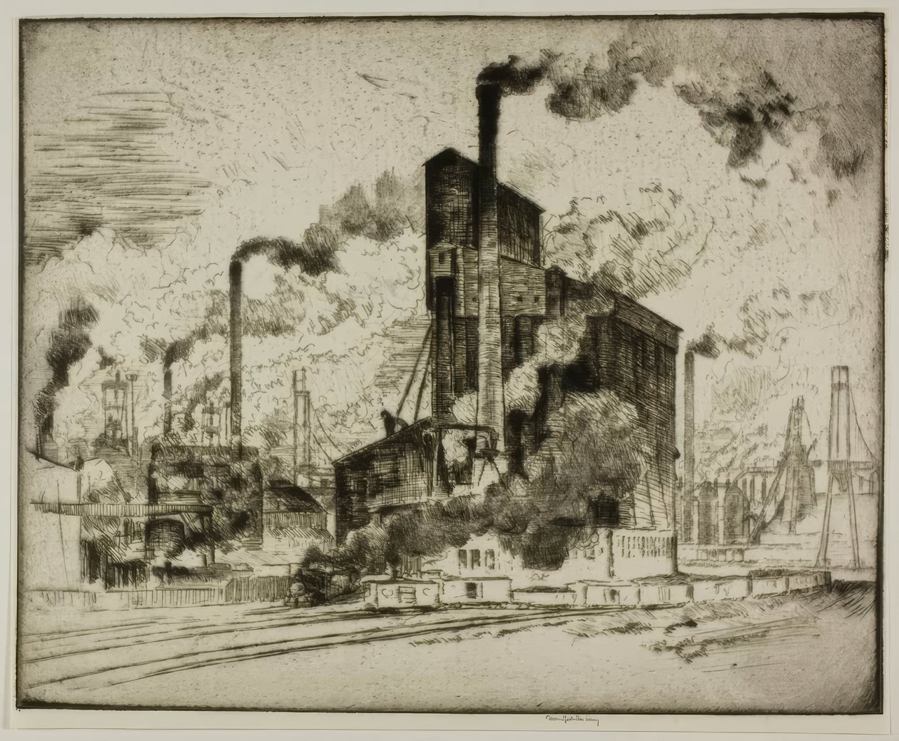 Velký výtah od Bror Julius Olsson Nordfeldt