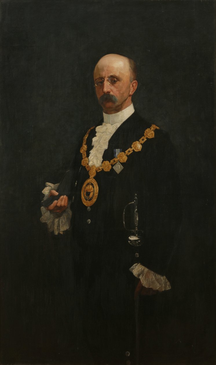 Starosta W. J. Bazeley, cca 1895-97 (olej na plátně) od Bror. Kronstrand