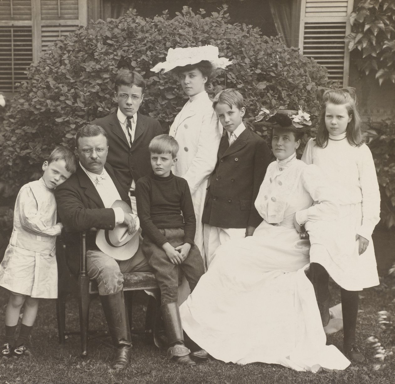 Prezident Theodore Roosevelt, jeho manželka Edith a rodina od Brothers Pach