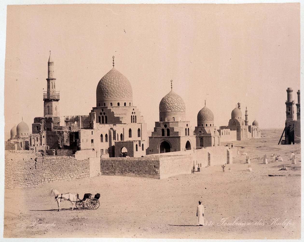 Egypt: hrobka kalives - fotografie bratří Zangali, konec 19. století od Brothers Zangaki