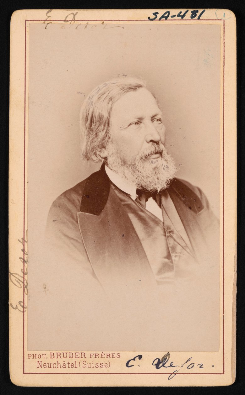 Portrét Pierre Jean Edouard Desor 1811-1882, před rokem 1882. od Bruder Freres