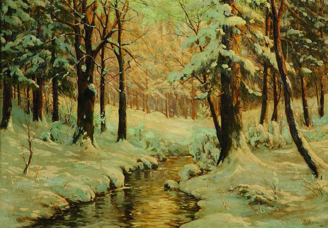 Zimní les na Brockenu v pohoří Harz od Bruno Moras