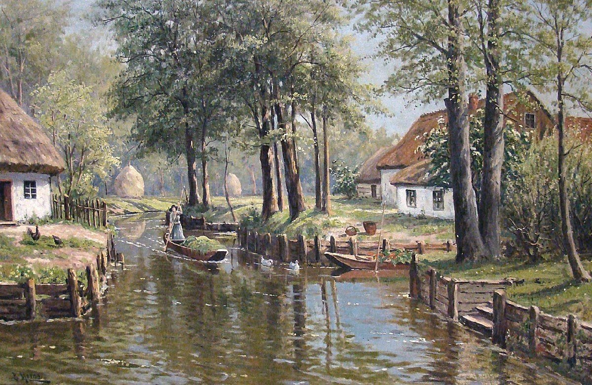 Pohled na Spreewald od Bruno Moras