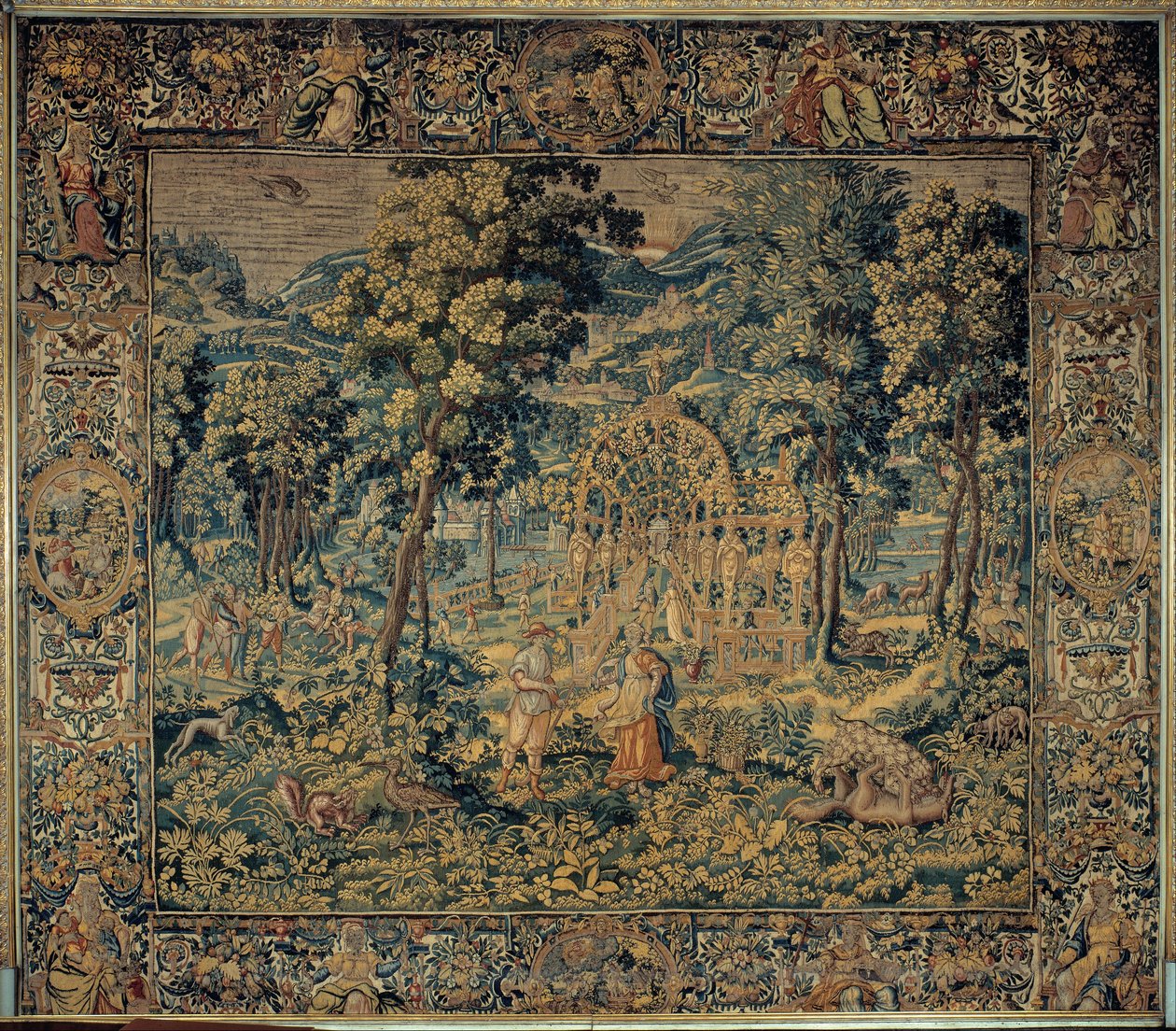 Vertumnus a Pomona od Brussels Manufactory