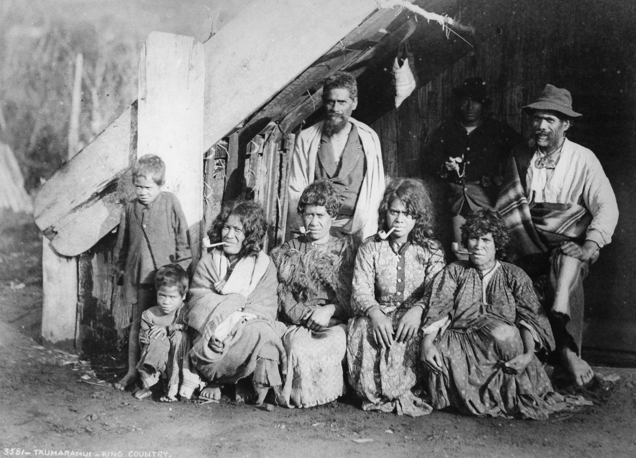 Taumarui – královská země, 1885 od Burton Brothers Studio