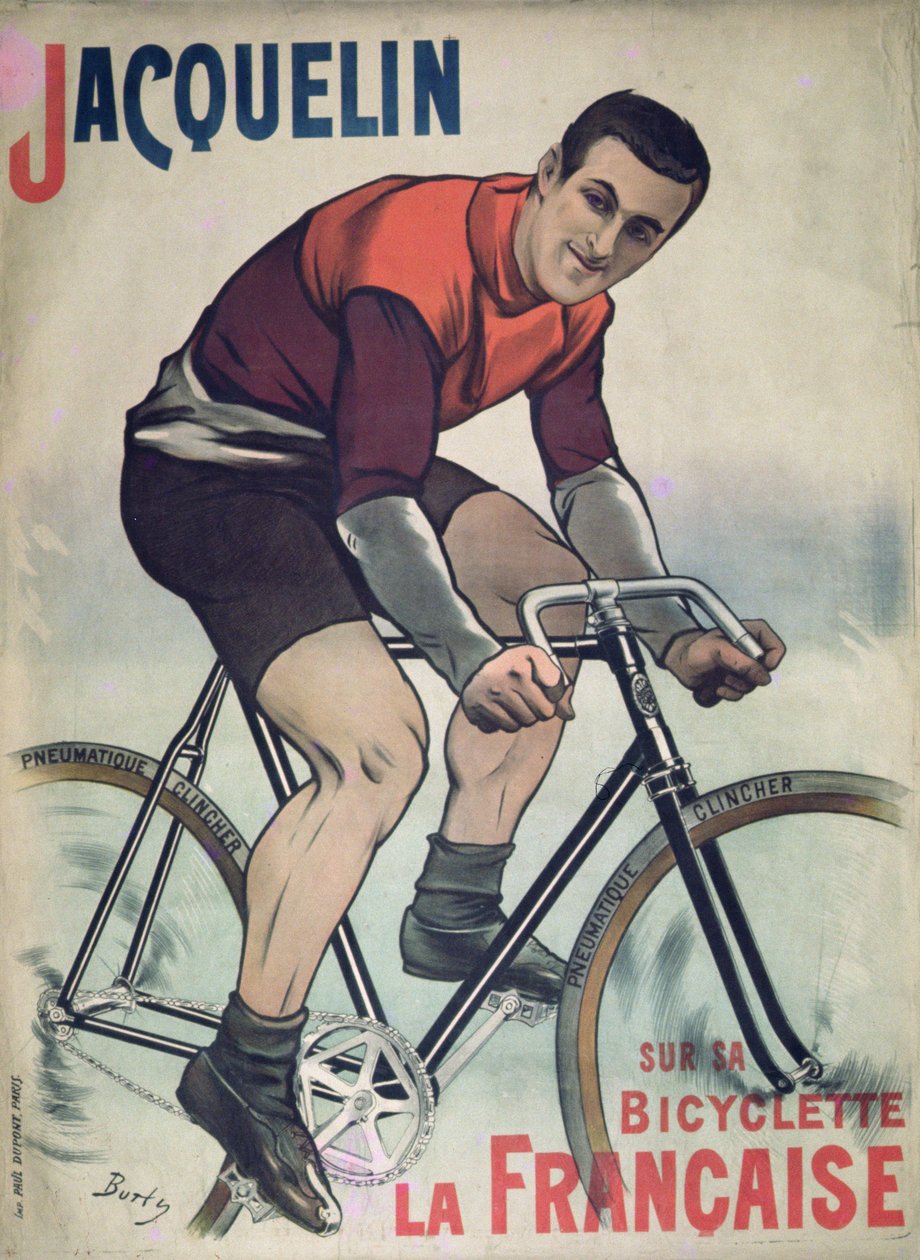 Reklamní plakát Edmond Jacquelin (1875-1928) na cyklu 