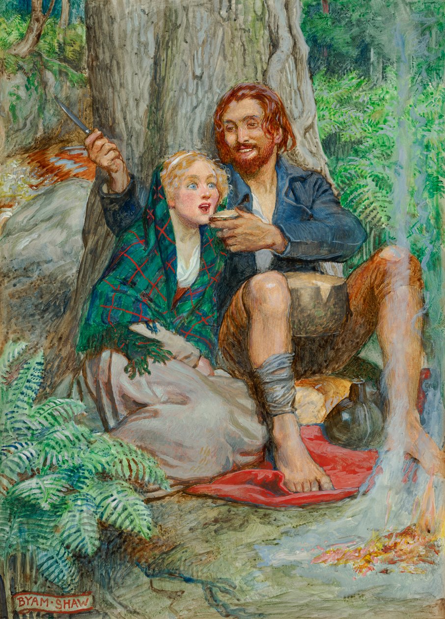 Muž z Gaberlunzie od Byam Shaw