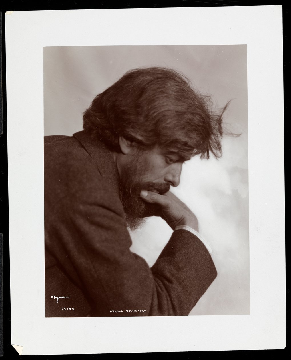 Arnold Dolmetsch, asi 1902 (kolotyp) od Byron Company