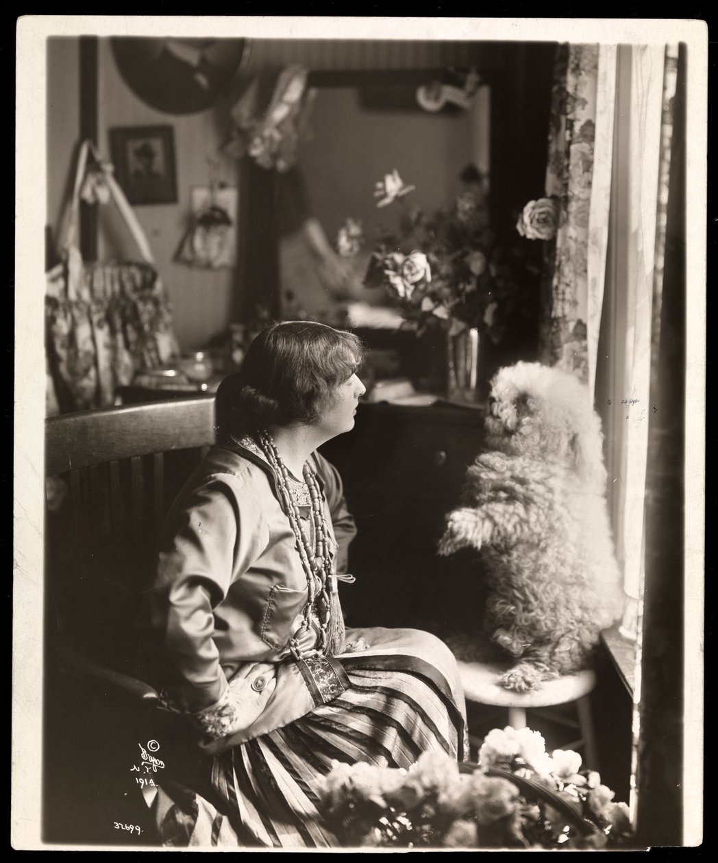 Florence Reedová (stříbrný želatinový tisk) od Byron Company