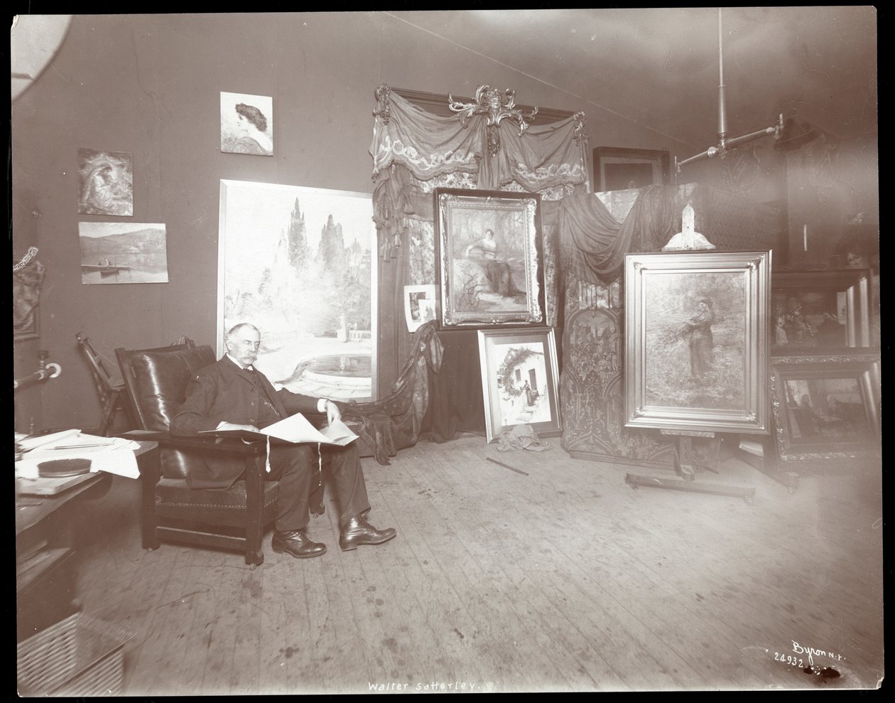 Ira David Sankey, 1896-8 (stříbrný želatinový tisk) od Byron Company