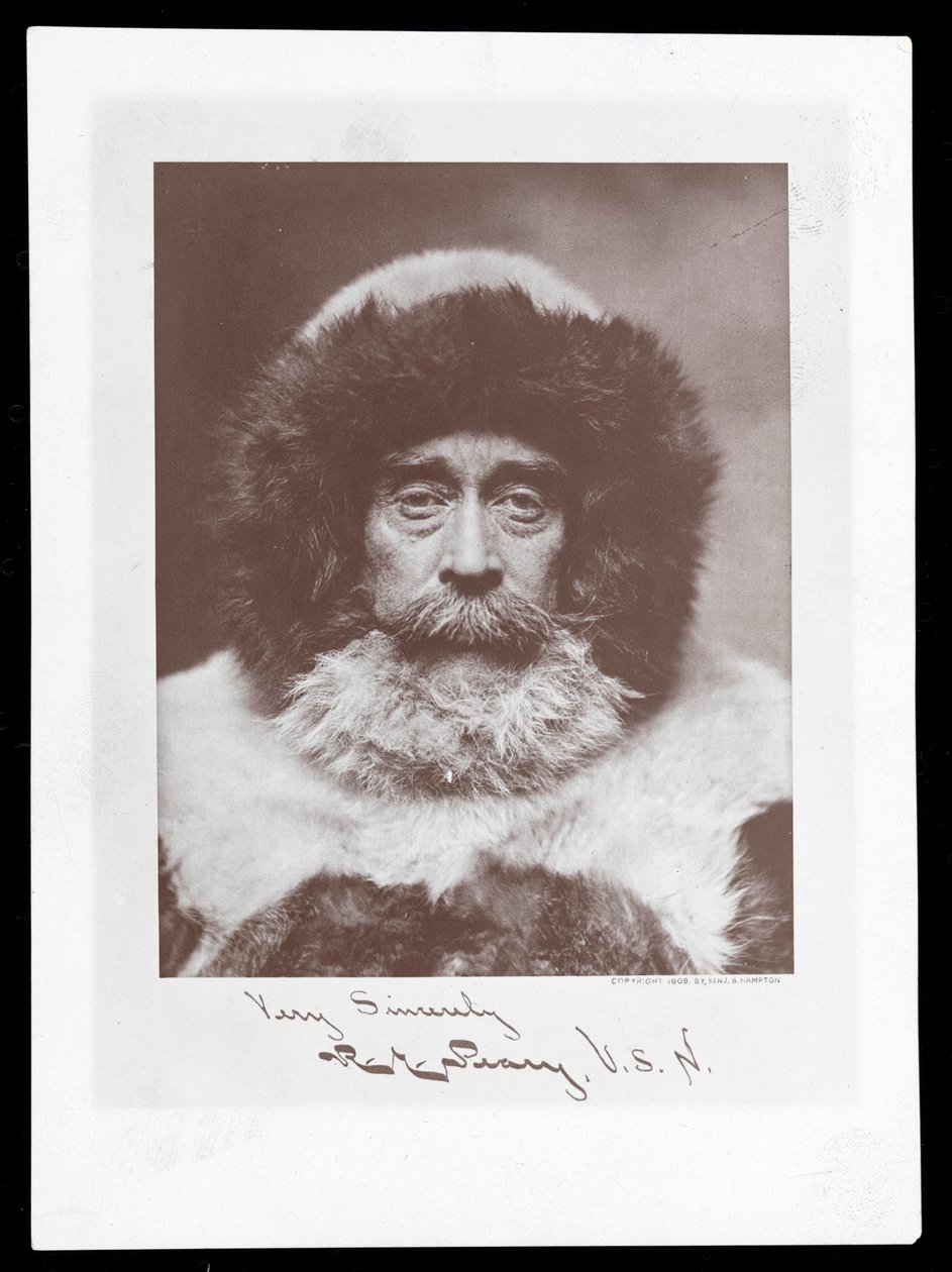 Robert Peary, 1909 (stříbrný želatinový tisk) od Byron Company
