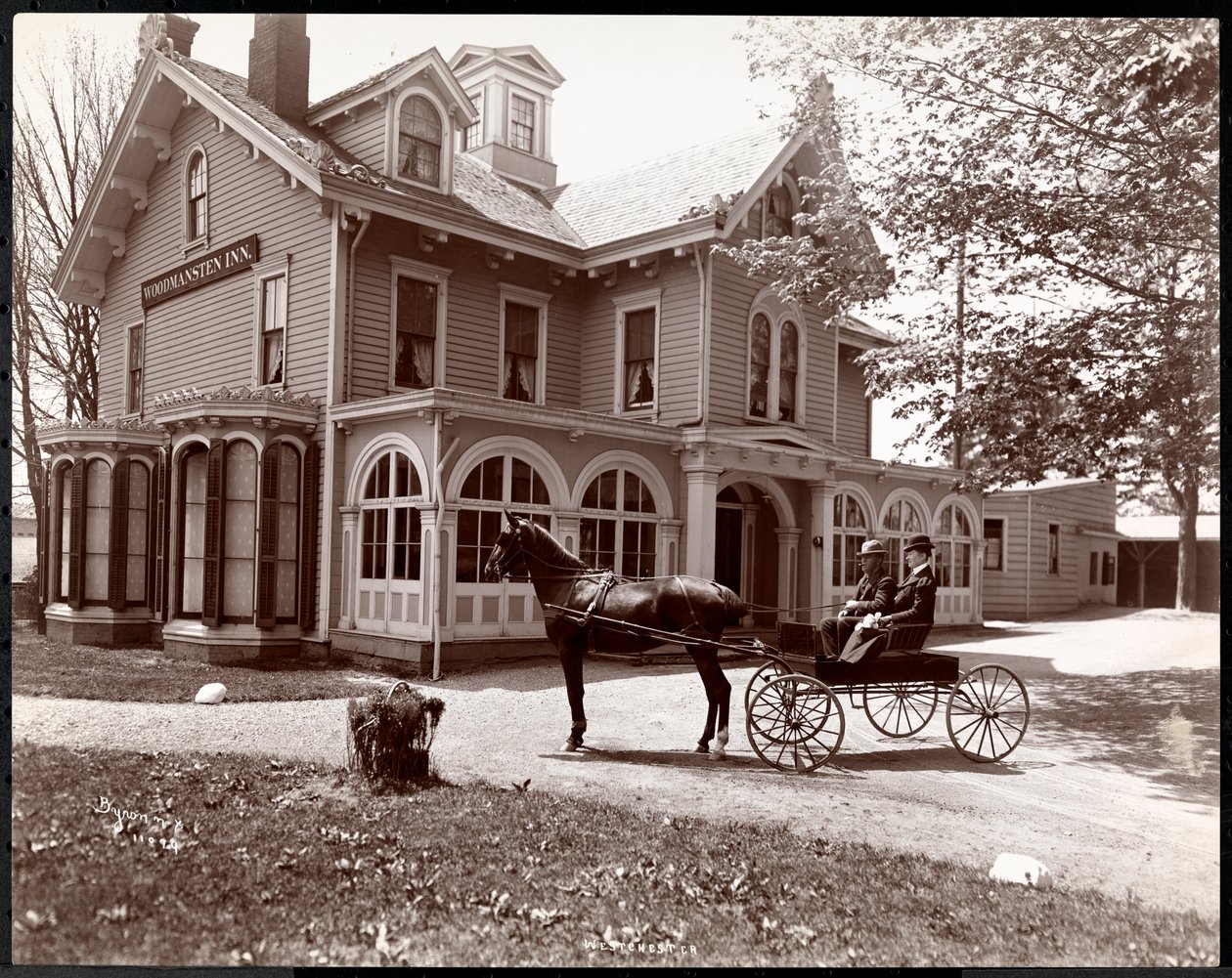 The Woodmansten Inn, Westchester, New York, 1901 (stříbrný želatinový potisk) od Byron Company