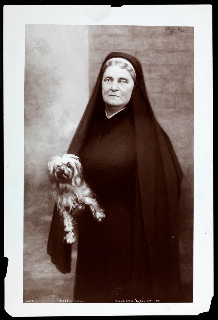 Hettie Green, 1905 (stříbrný želatinový tisk) od Byron Company
