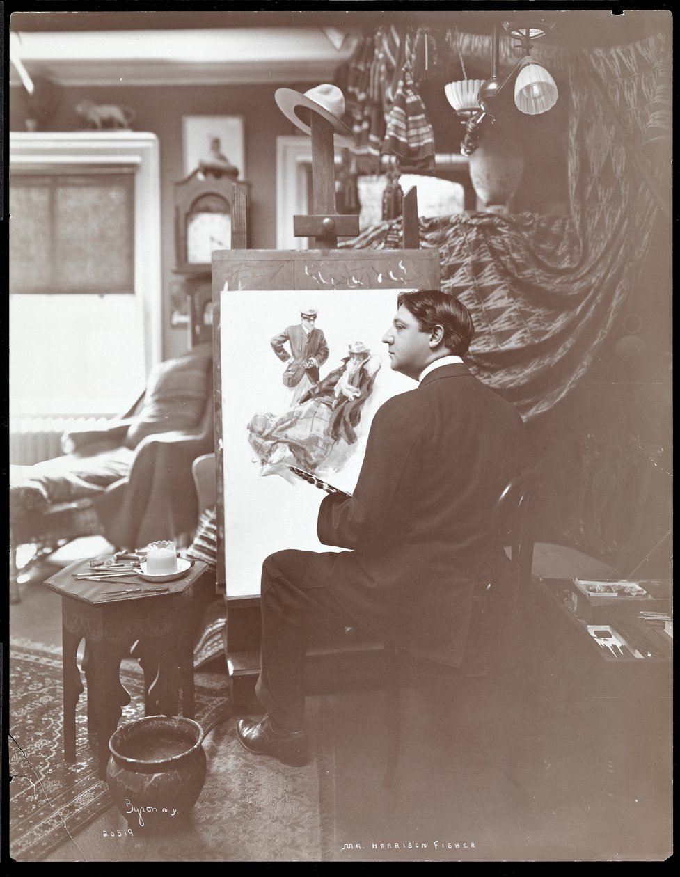 Pan Harrison Fisher, 1905 (stříbrný želatinový tisk) od Byron Company