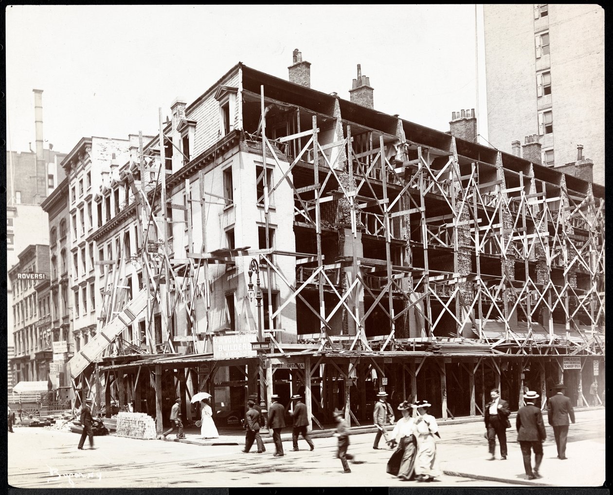 The Hotel Metropolitan at Broadway and 27th Street, New York, c.1900 (stříbrný želatinový tisk) od Byron Company