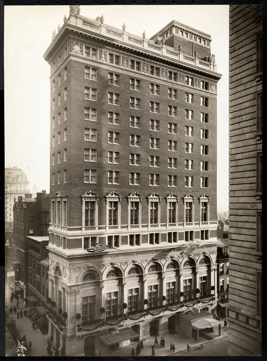 The Ritz-Carlton Hotel, Philadelphia, 1913 (stříbrný želatinový tisk) od Byron Company