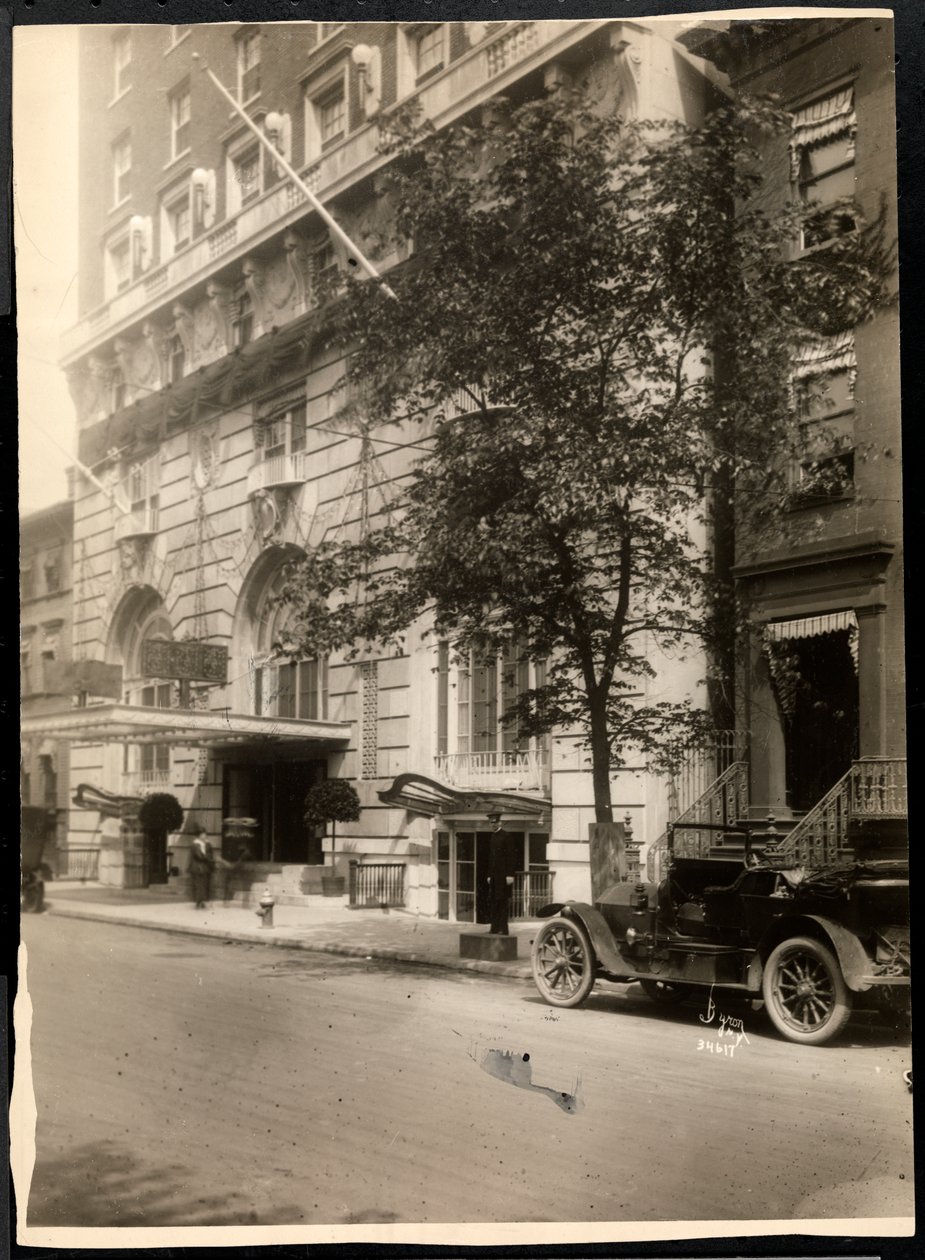 Pohled na hotel Robert Treat, Newark, New Jersey, 1916 (stříbrný želatinový potisk) od Byron Company