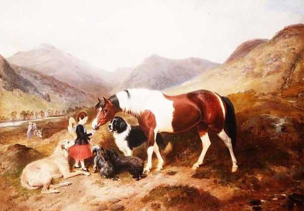 Highland scéna od Byron Webb