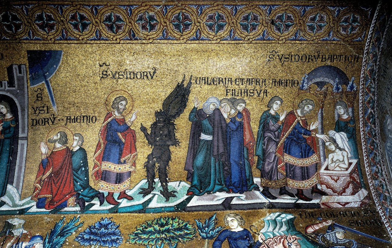 Byzantská architektura: život svatého Isidora z Chiu od Byzantine