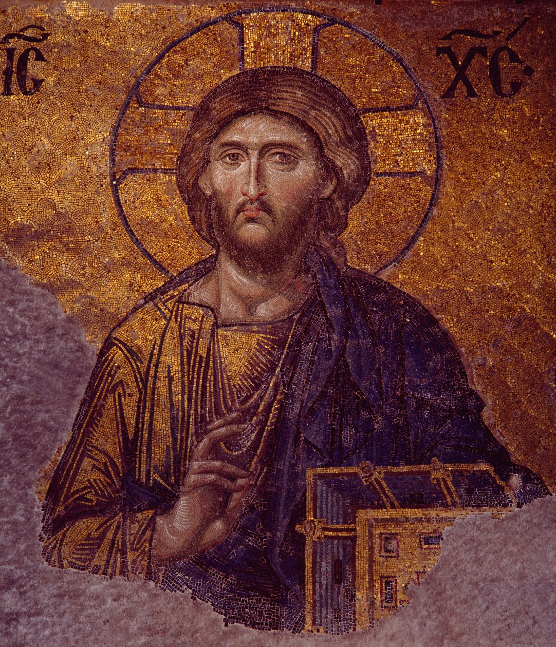 Deesis Christ v Hagia Sophia (mozaika) od Byzantine