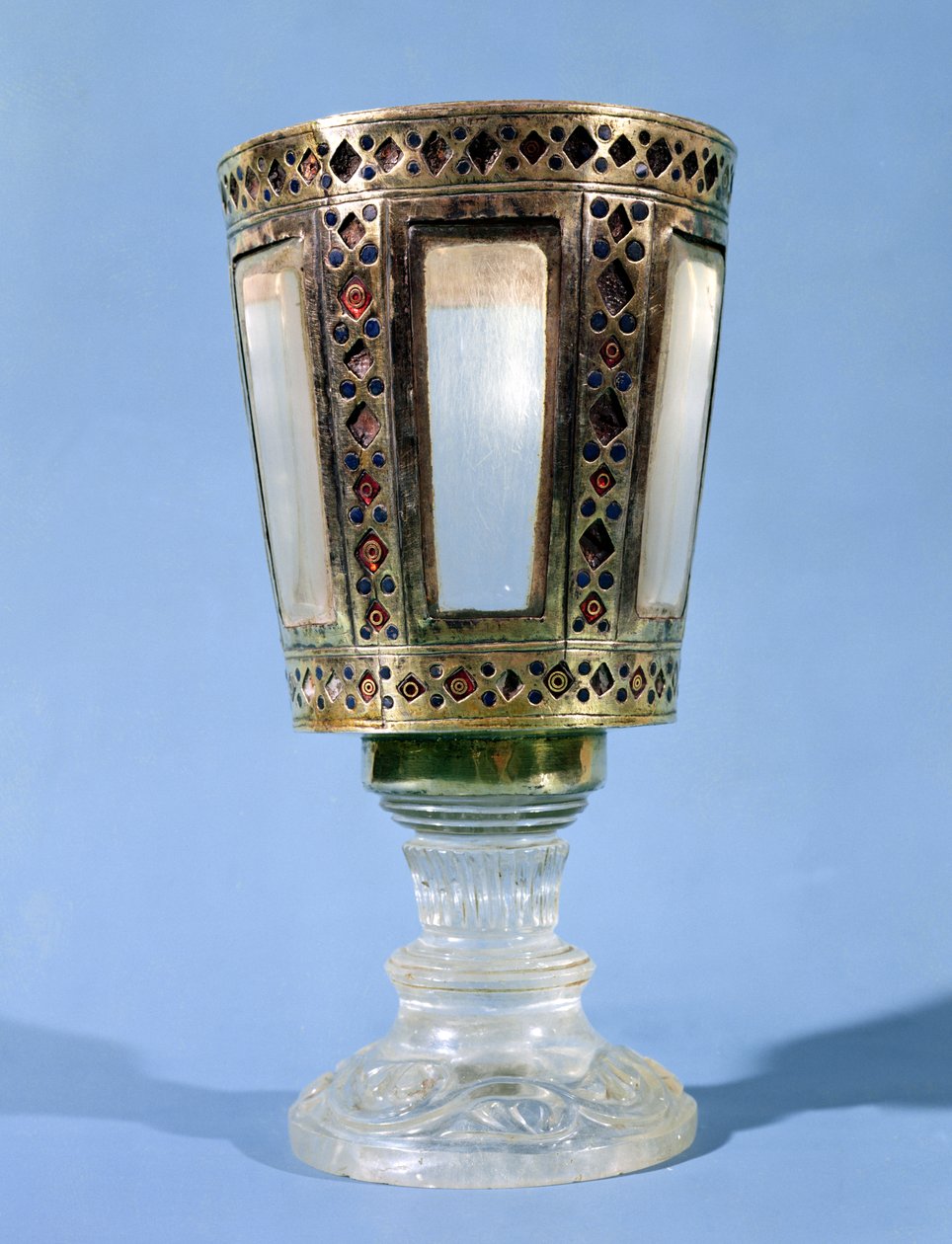 Šestihranný pohár, poklad z baziliky San Marco (stříbro a horský křišťál) od Byzantine
