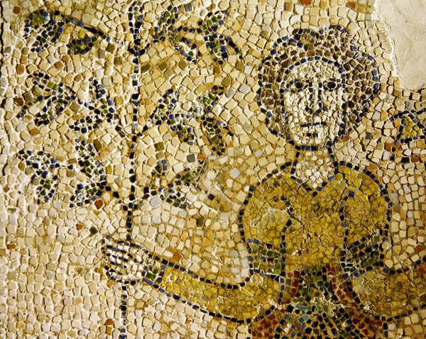 Reprezentace Evy a stromu poznání, 1213 (mozaika) od Byzantine