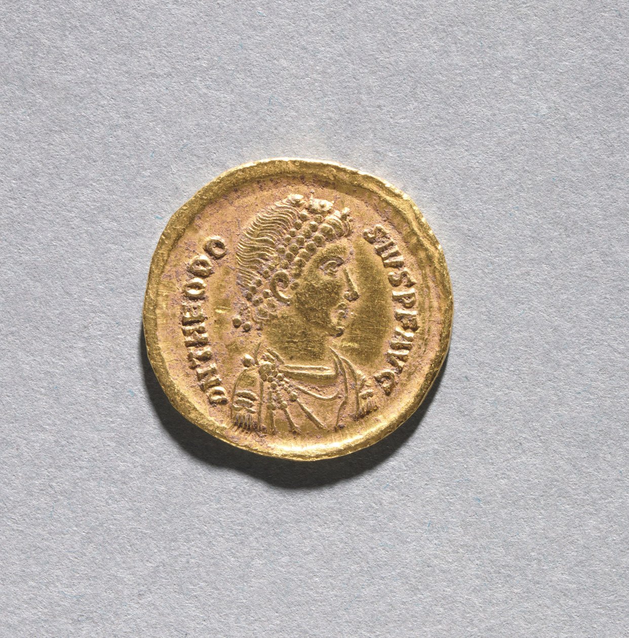 Solidus z Theodosia I. Velikého od Byzantine