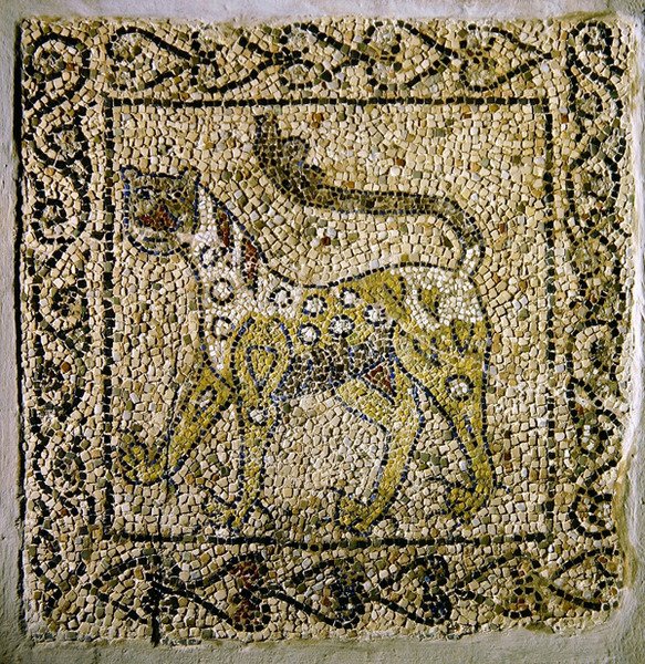 Skvrnitý panter, 1213 (mozaika) od Byzantine