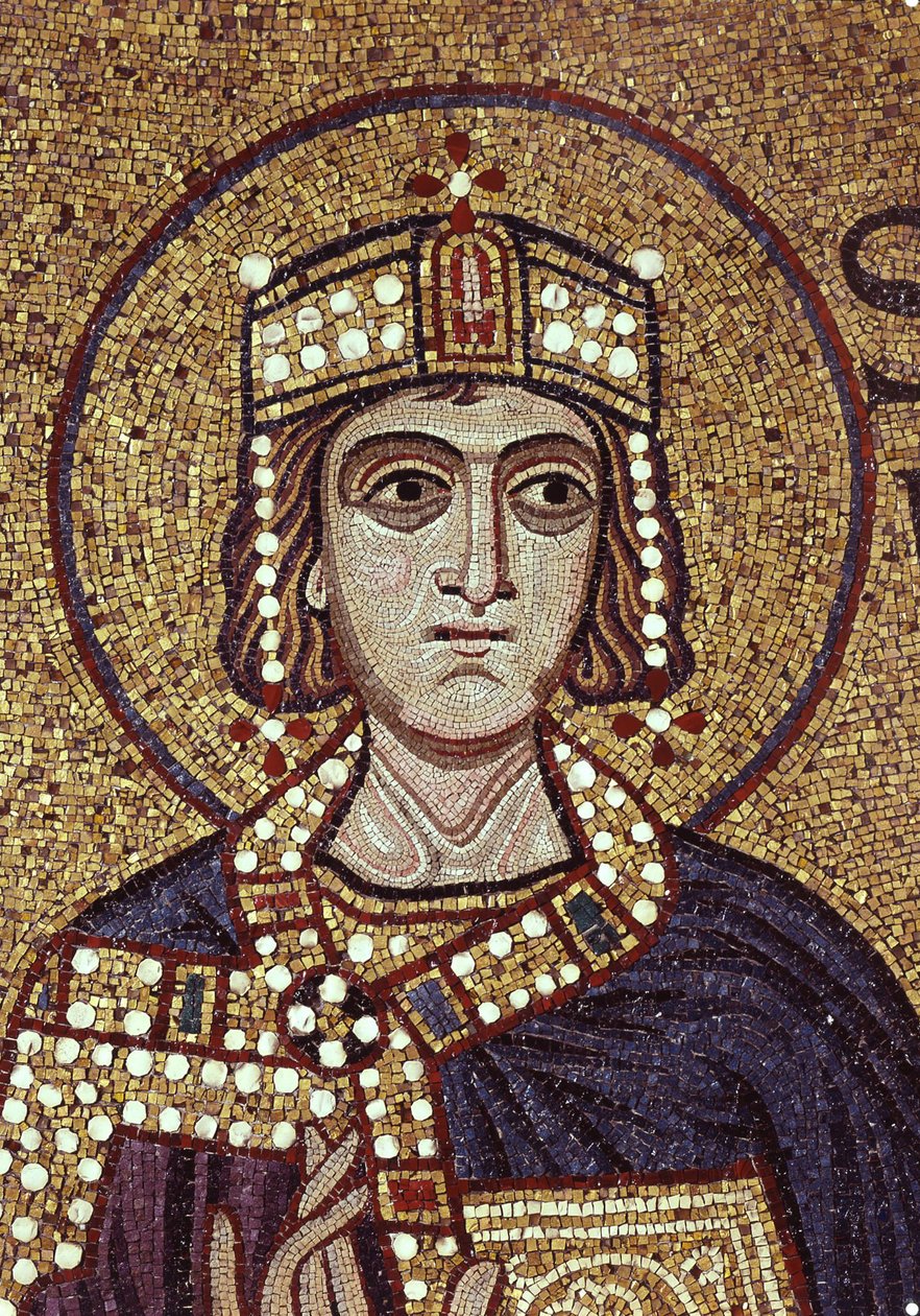 King Solomon Detail vnitřní mozaiky v bazilice sv. Marka, 12. století od Byzantine Byzantine