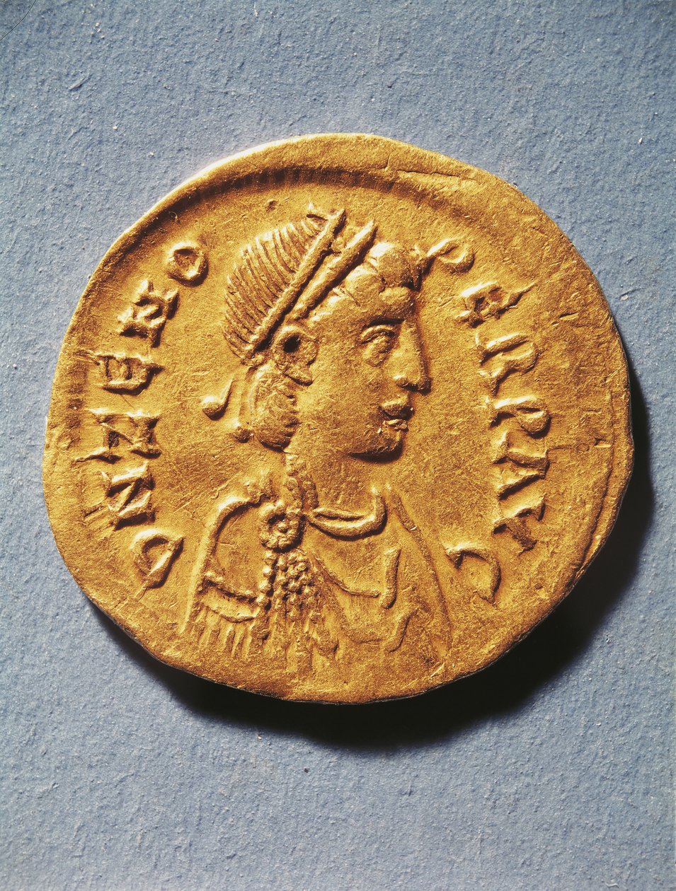 Numismatika, starověký Řím, mince představující Zena, císaře Byzantské říše od Byzantine Byzantine