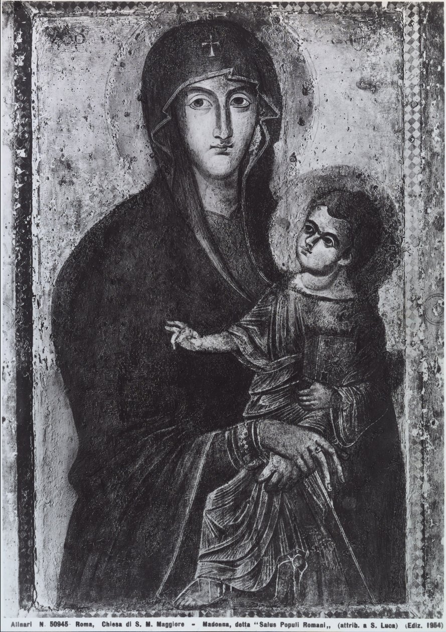 Salus Populi Romani (tempera na panelu) od Byzantine Byzantine