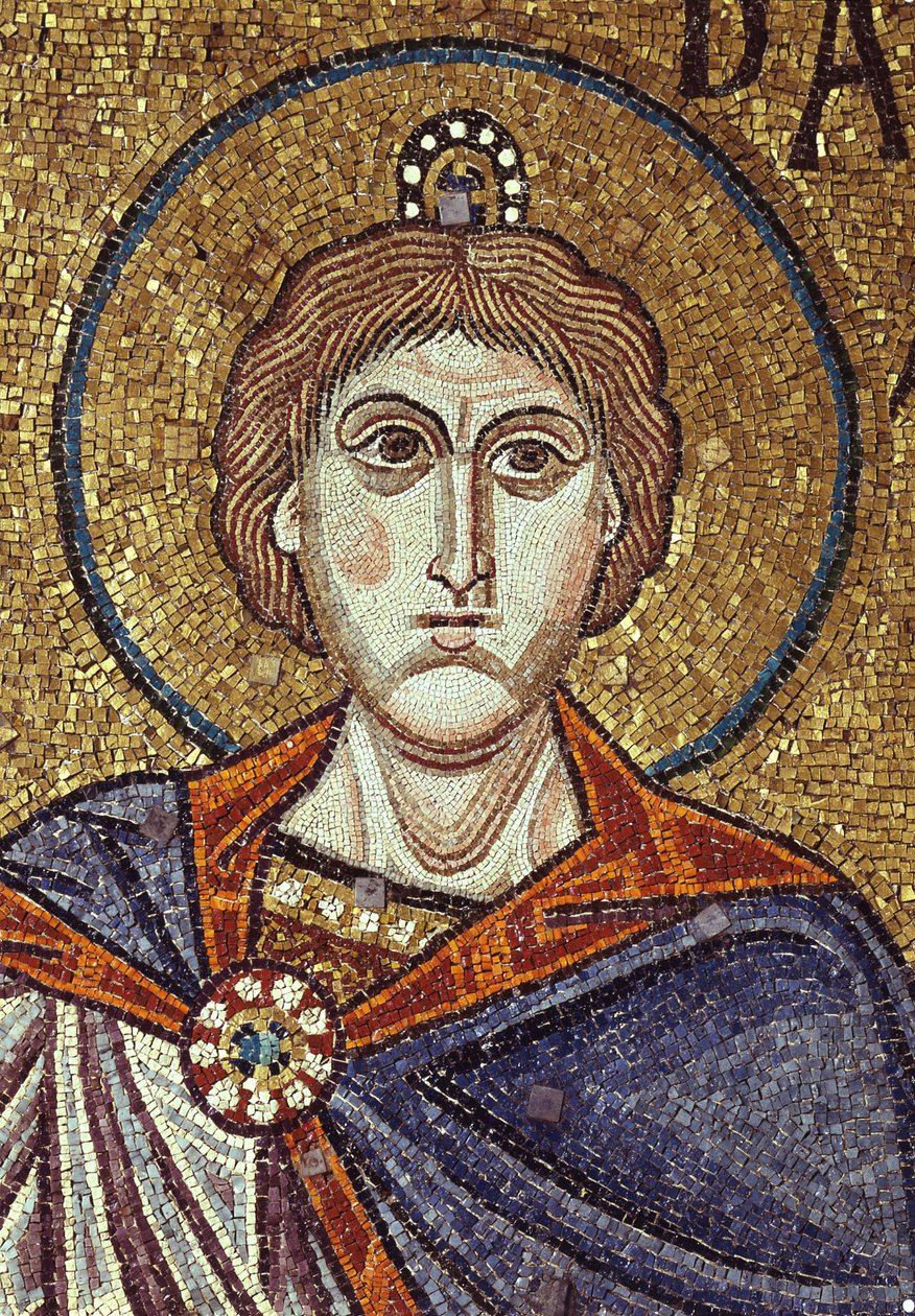 Prorok Daniel Detail vnitřní mozaiky v bazilice sv. Marka, 12. století od Byzantine Byzantine