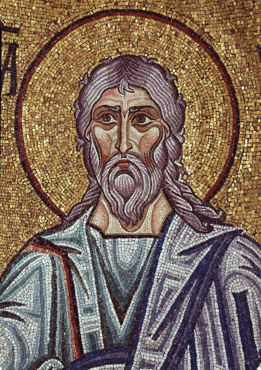 Prorok Jeremiáš Detail vnitřní mozaiky v bazilice sv. Marka, 12. století od Byzantine Byzantine